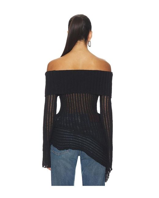 superdown Black Tawny Sweater
