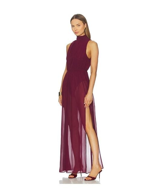 Michael Costello Red X Revolve Cadiz Gown