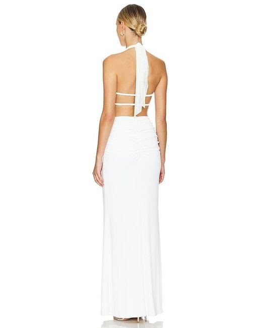 ROBE MAXI ILTA en White Nbd