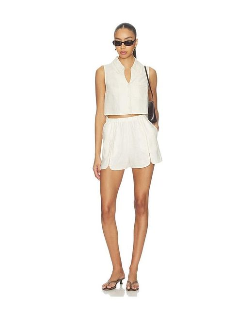 Hevron Natural Rosalie Top