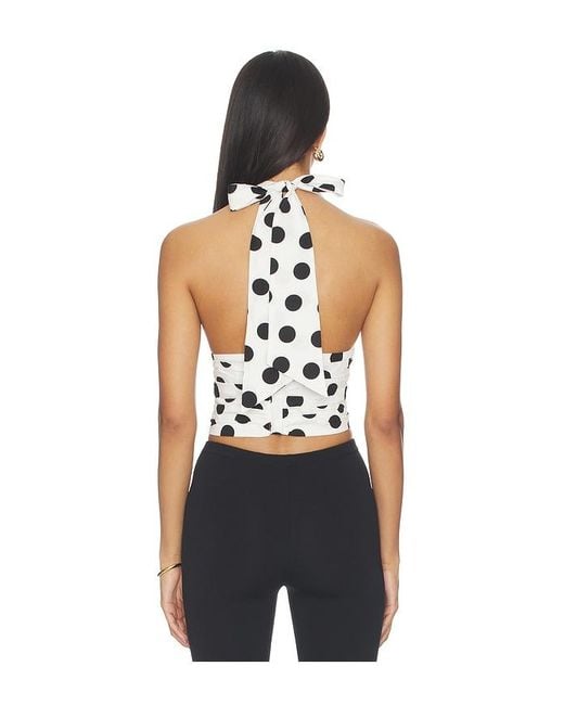 Sans Faff Blue Carlo Halter Top