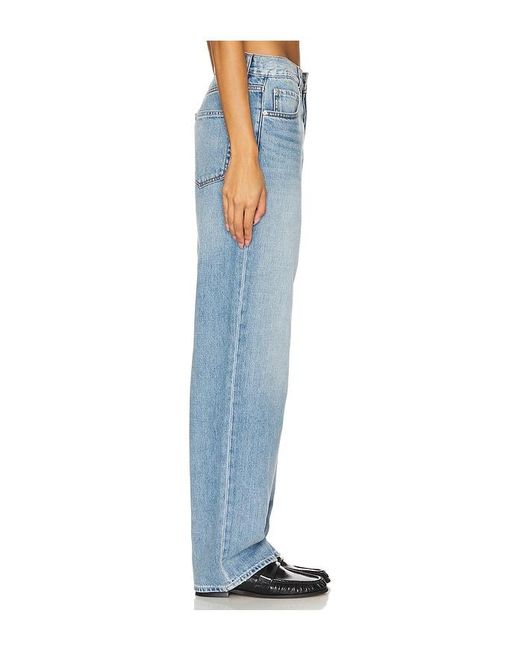GRLFRND Blue Bella Low Rise Boyfriend