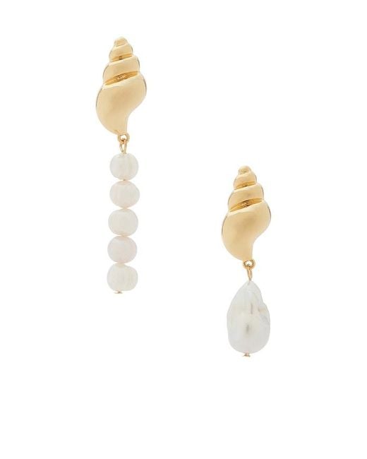 Frasier Sterling White X For Love & Lemons Nantucket Earrings