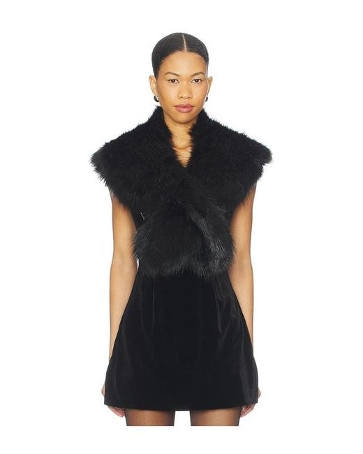 Unreal Fur Black Changes Scarf