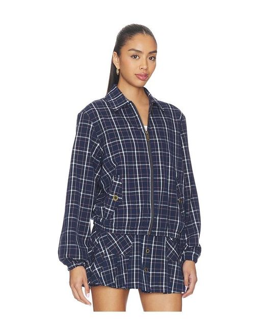 The Upside Blue Valencia Lexi Collared Jacket