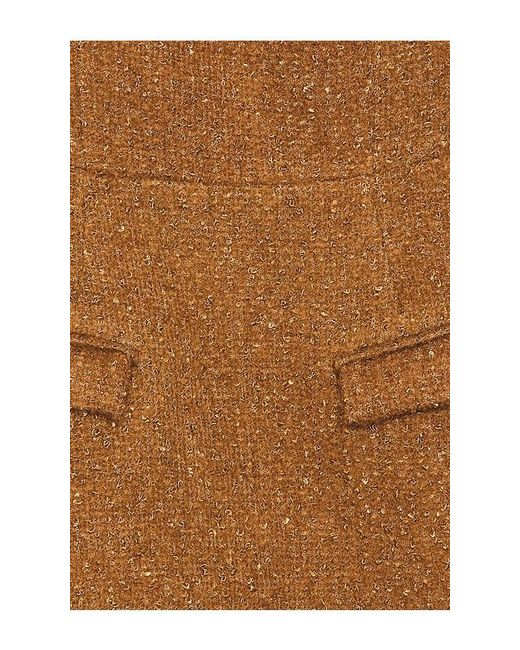 Amanda Uprichard Brown X Revolve Bethany Skort Romper