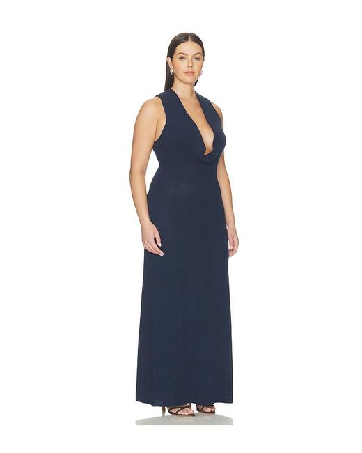 L'academie Blue 'Academie Mckayla Cowl Maxi Dress