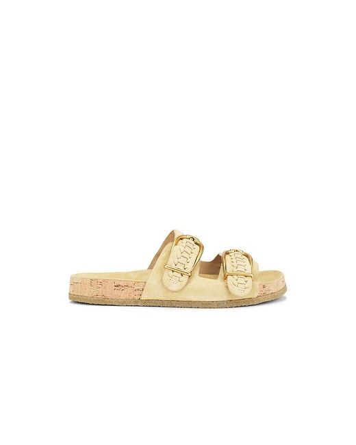 Veronica Beard Metallic Page Sandal