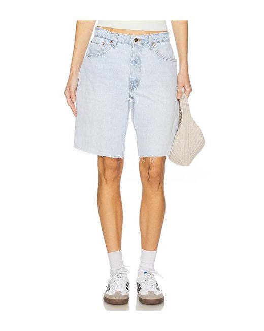 Pantalones Cortos En Color Azul Talla En aligrace de color White
