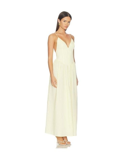 ALL THE WAYS White Adia Maxi Dress