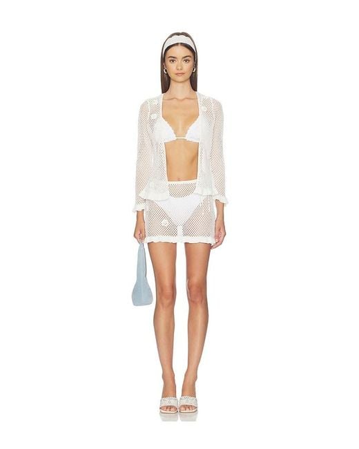 With Jean White Aria Skirt