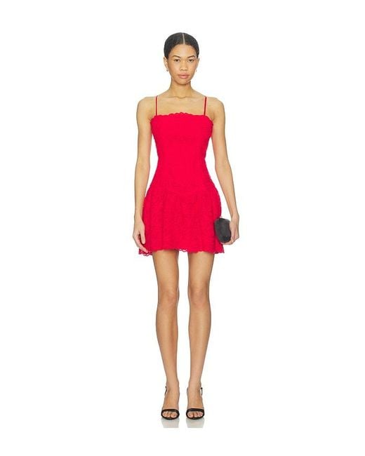 Saylor Red Gabriele Dress