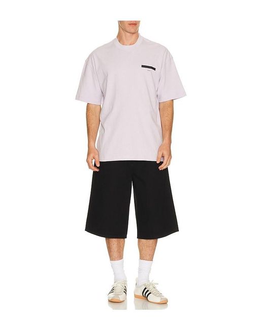 AllSaints White Redact Crew Neck Tee for men