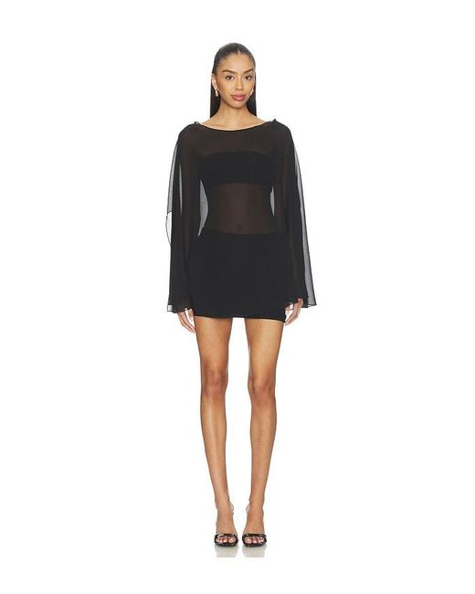 superdown Black Danni Poncho Set