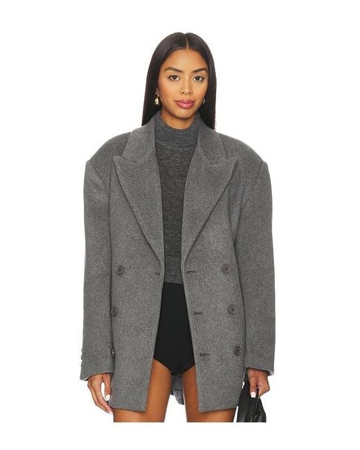 Bardot Black Classic Oversized Hailey Coat