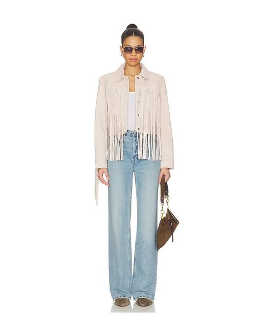 LoveShackFancy White Maelis Jacket