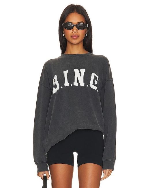Anine Bing Tyler Sweatshirt - Bing/Washed Black
