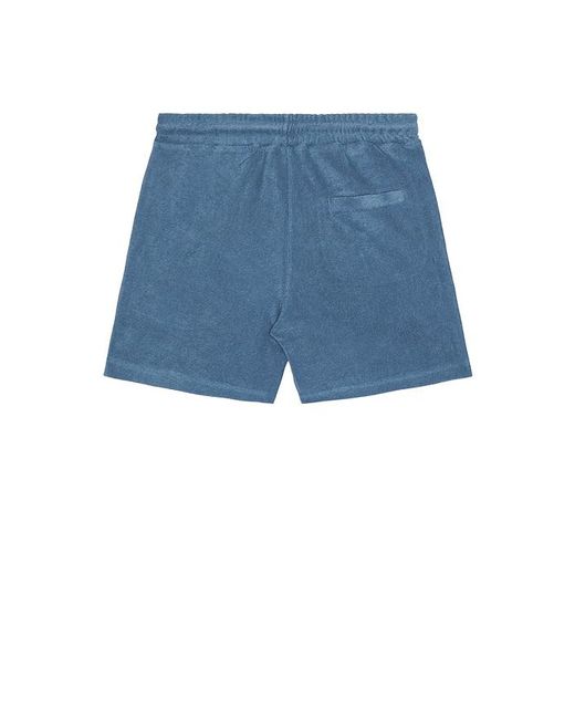 Oas Blue Coronet Terry Shorts for men