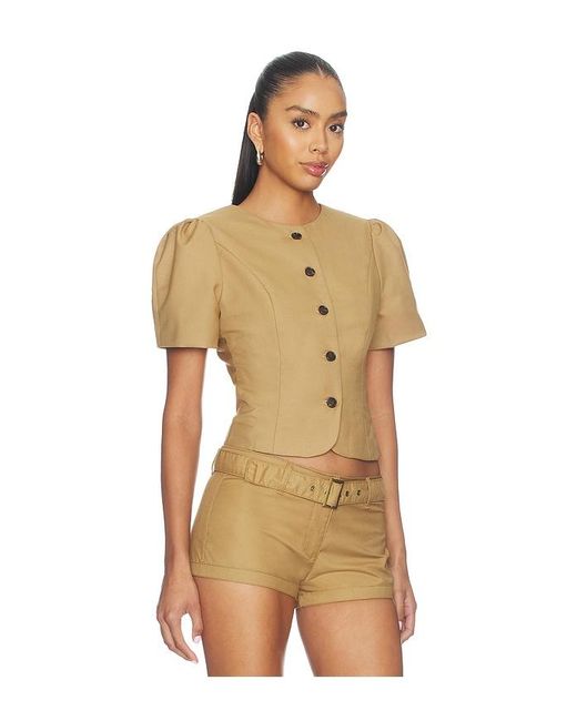 Lioness Brown Femme Blouse
