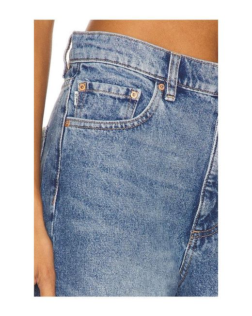 DL1961 Blue Karmine High Rise Refined Wide Leg Jeans