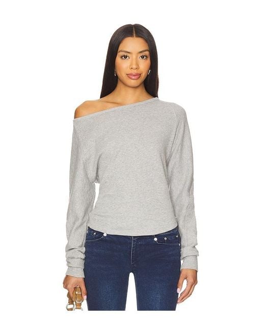 Free People Gray X We The Free Jess Long Sleeve