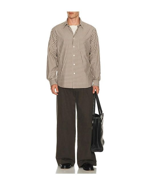 Theory Multicolor Park Check Weekend Shirt for men