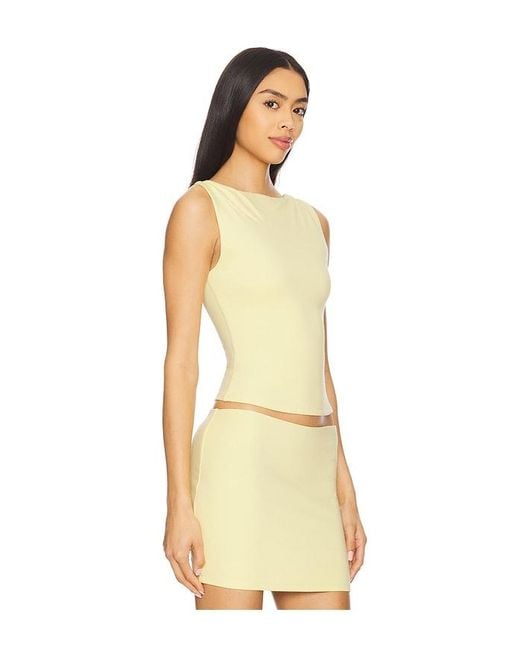 Lovers + Friends Yellow Lainey Top