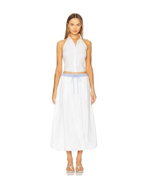 Nia White Victoria Skirt