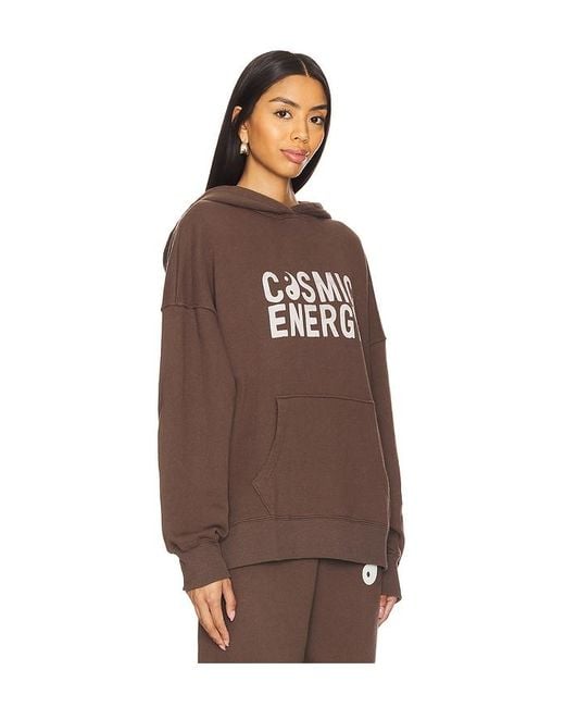 Spiritual Gangster Cosmic Energy イージーフーディ Brown