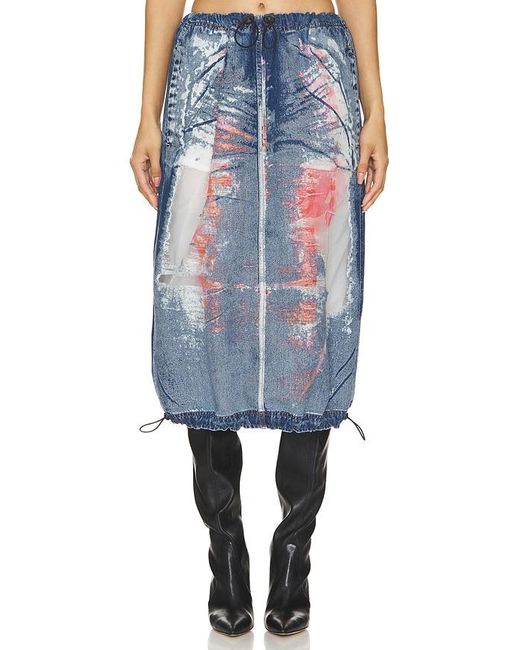 DIESEL Blue Mirtow Skirt