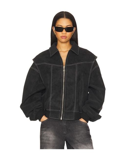 Lioness Black Vista Bomber Jacket