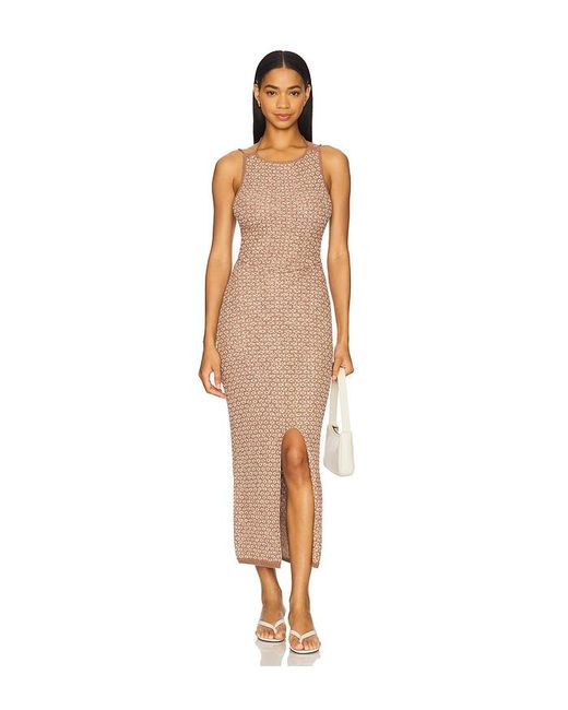 Free People Mindy セーターミディドレス Natural