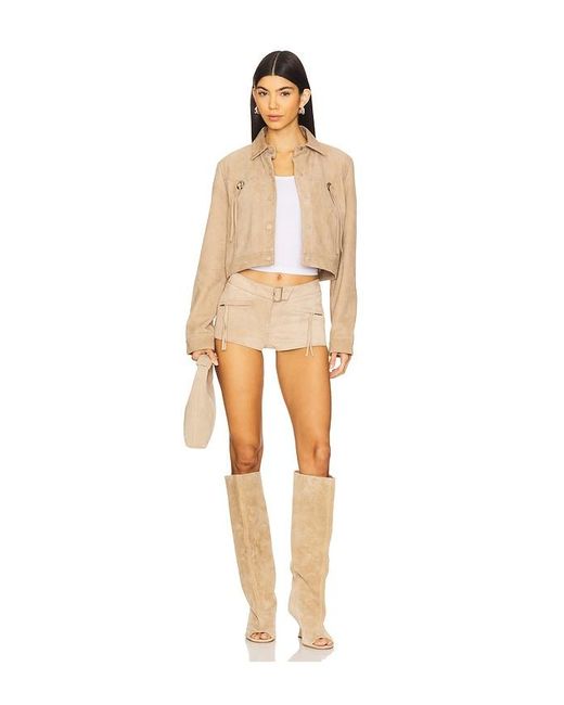 Lamarque Natural X Revolve Luna Cropped Jacket