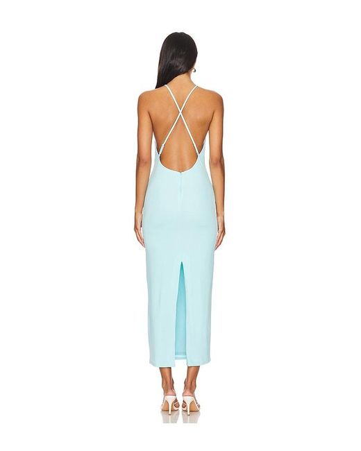 Nbd White Hilton Midi Dress