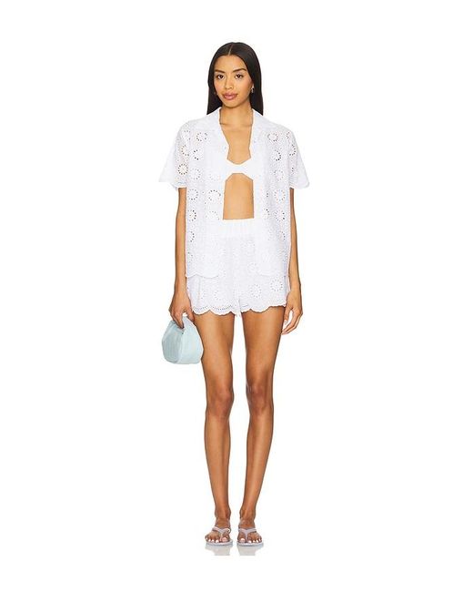 Beach Riot White Lexie Top