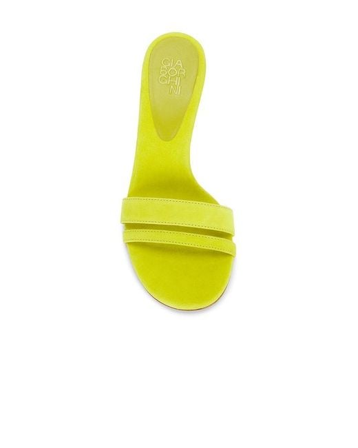 Gia Borghini Yellow Marie Heel
