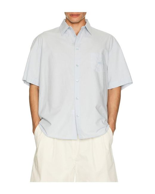 KAPPY DESIGN White Relaxed Cotton Shirt for men