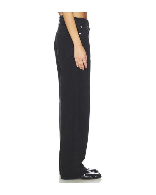 Agolde Black Arc Criss Cross Jeans