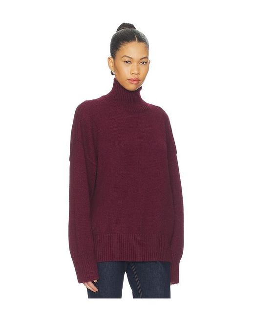 SER.O.YA Purple Elsa Turtleneck Sweater