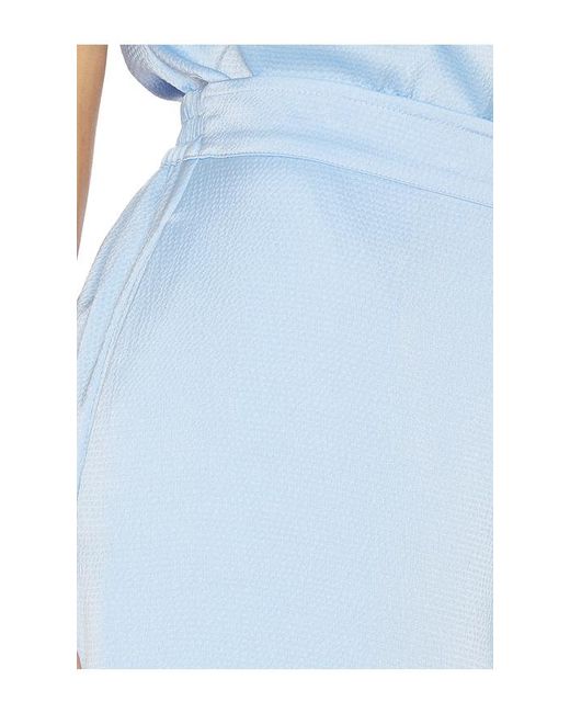 Generation Love Blue Kelela Hammered Satin Pants