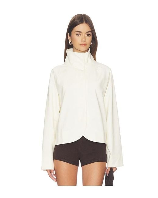 Lovers + Friends White Lucia Jacket