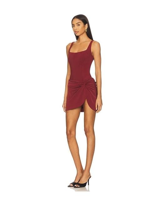 ROBE DAISY en Burgundy Lovers + Friends en coloris Red