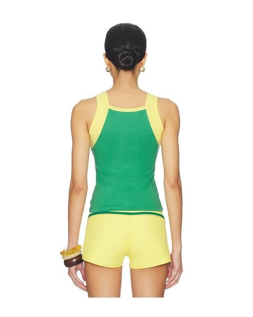 Made Some Sportswear Green Brasil Tank Top