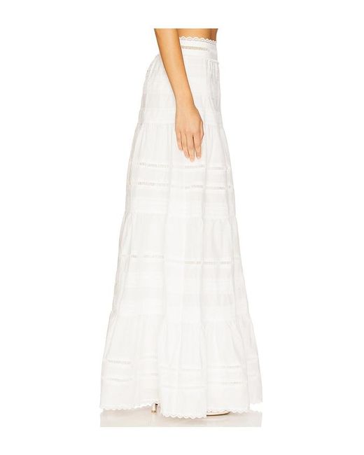House of Harlow 1960 White X Revolve Felicity Maxi Skirt