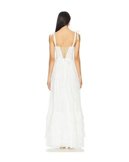V. Chapman White Harmony Gown