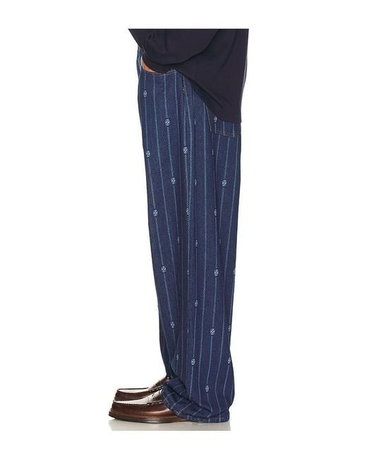 Drole de Monsieur Blue Le Jean Baggy Monogramme for men