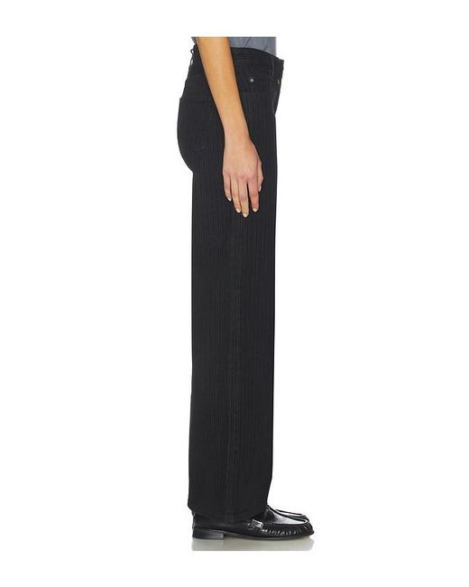 AG Jeans Black Saige Wide Jeans