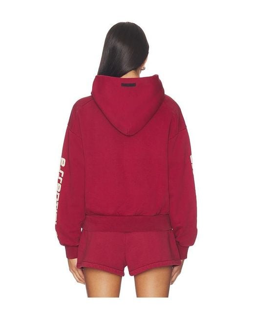 Fear Of God Red Classic Hoodie