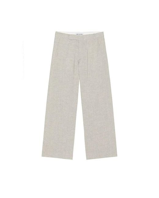 Won Hundred White Eron Trousers for men
