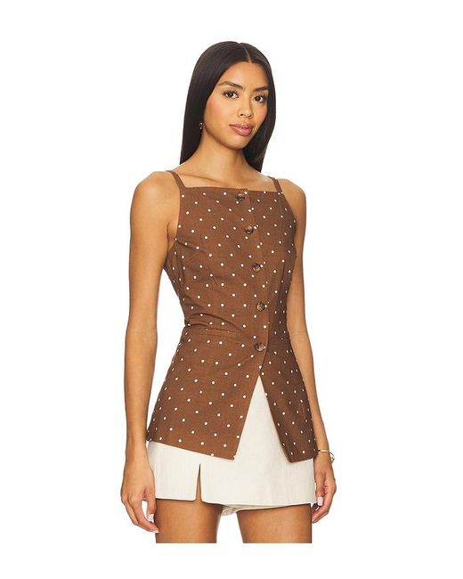 Elodie the Label Brown Oberteil Elsie